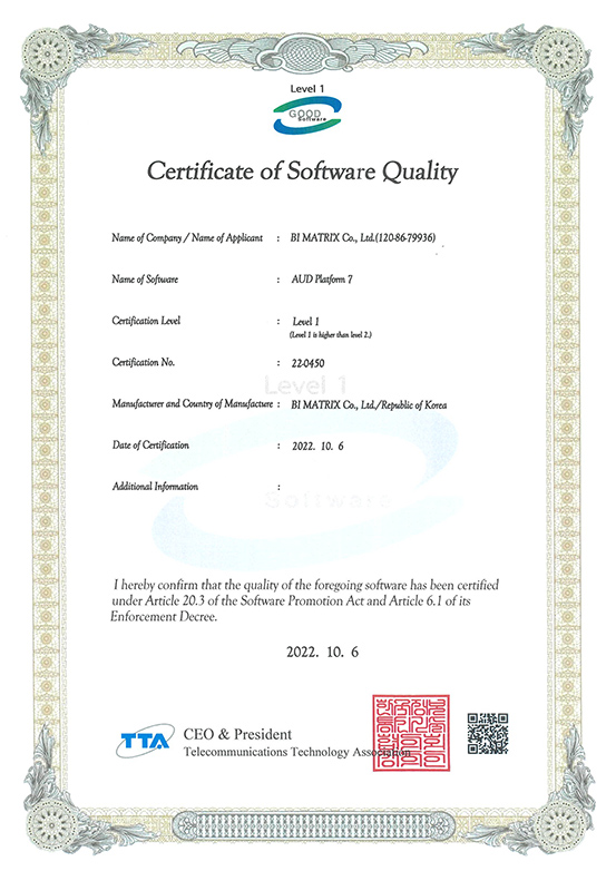 GS Certification Grade 1